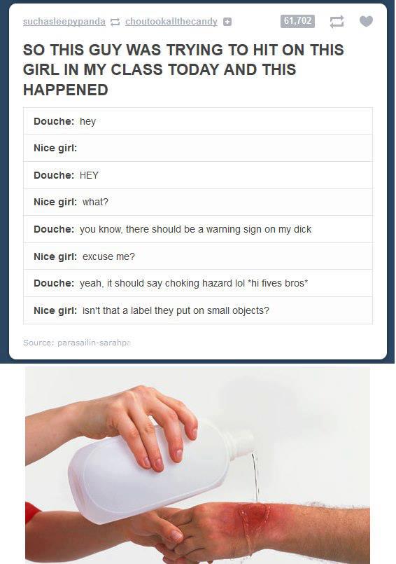 sadsad Douchebag gets owned!